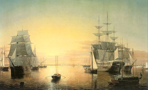 Boston Harbor  1850-55